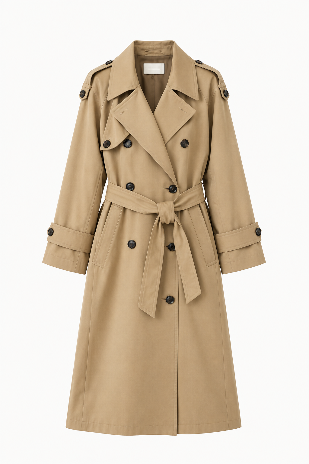 Adriana gabardina trench beige