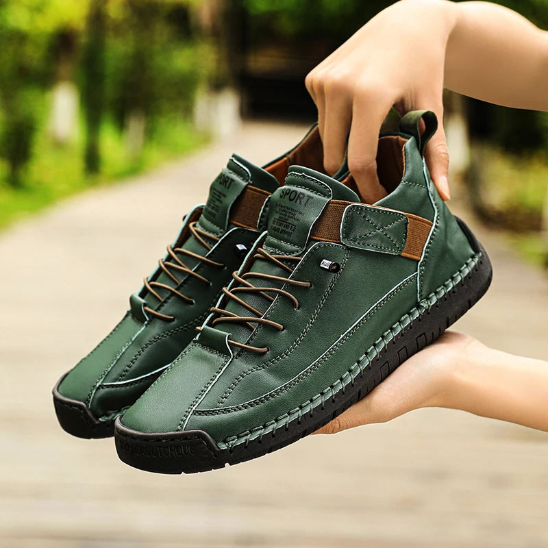 Irene zapatillas cómodas verde