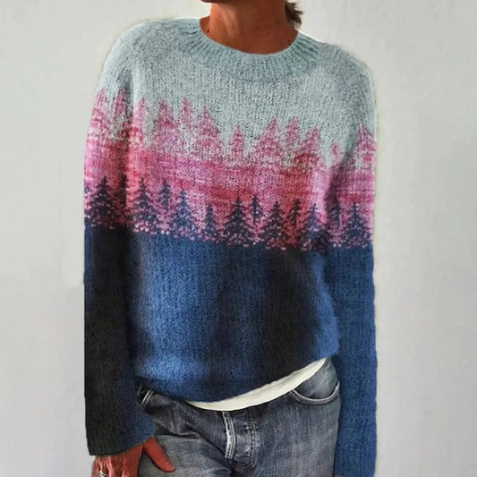 Rosana | Jersey de Punto Retro de Corte Holgado