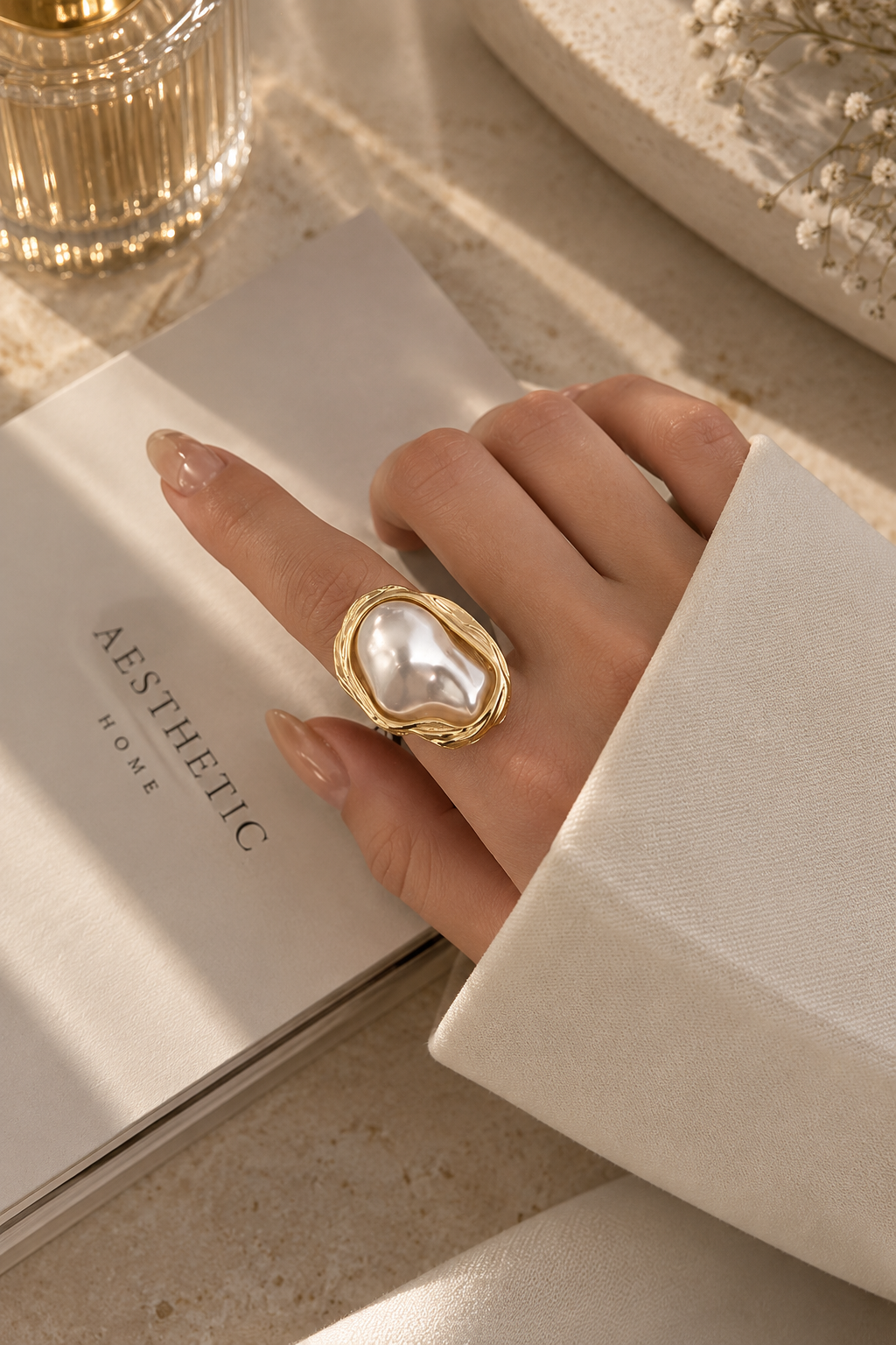 Anillo con Perla