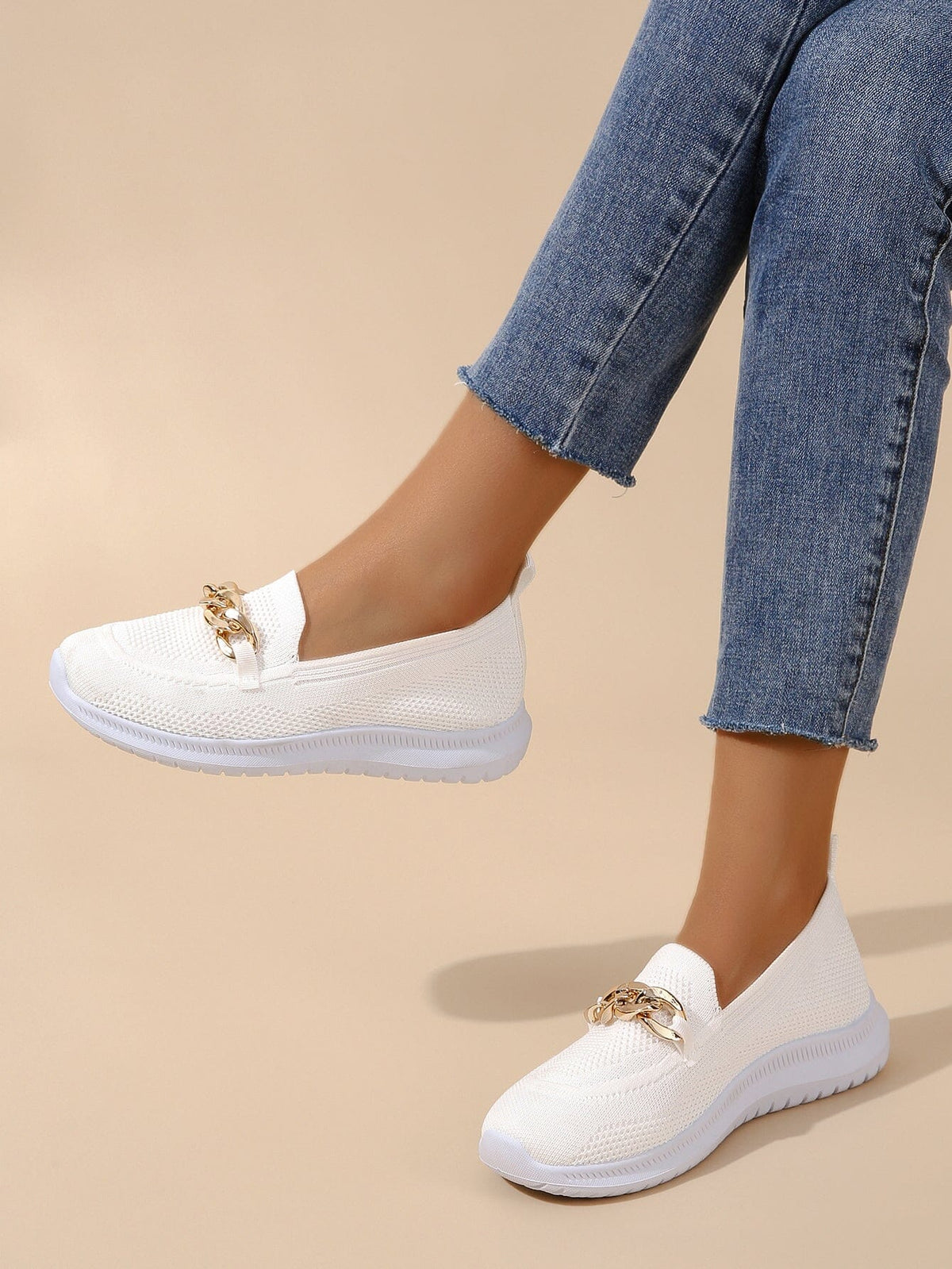 Aussie – Mocasines con Detalle Dorado
