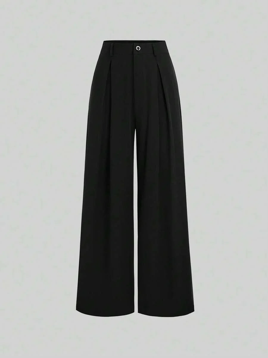 Pantalón Palazzo Plisado