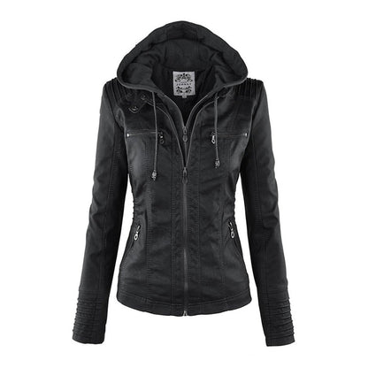 Macarena | Chaqueta Motera con Capucha