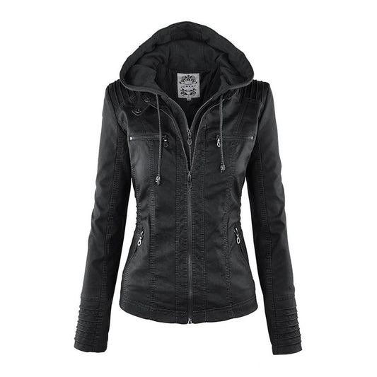 Macarena | Chaqueta Motera con Capucha