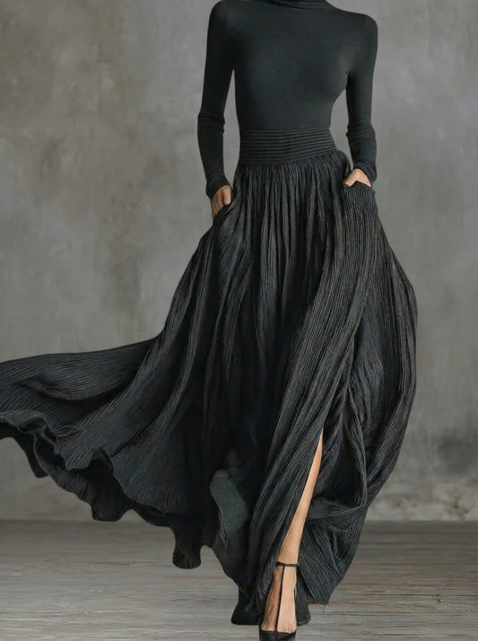Alessia | Vestido Maxi de Talle Alto