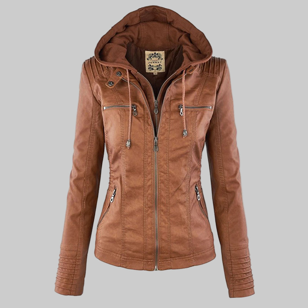 Macarena | Chaqueta Motera con Capucha