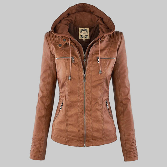 Macarena | Chaqueta Motera con Capucha