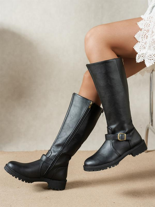 Francesca | Botas cómodas con ajuste en la pantorrilla