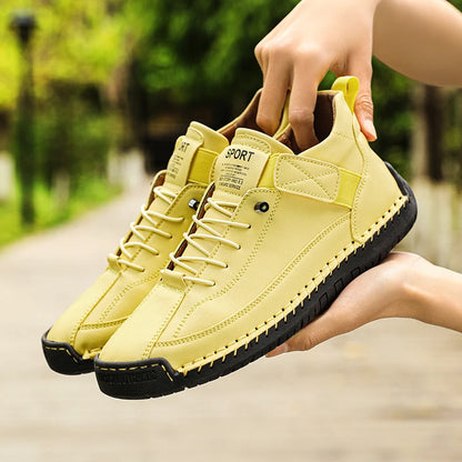 Irene zapatillas cómodas amarillo