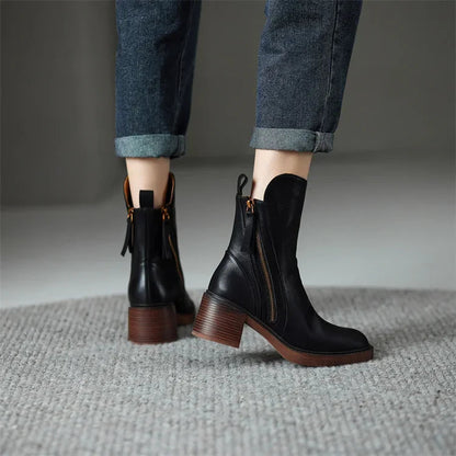 Botines Elegantes con Tacón