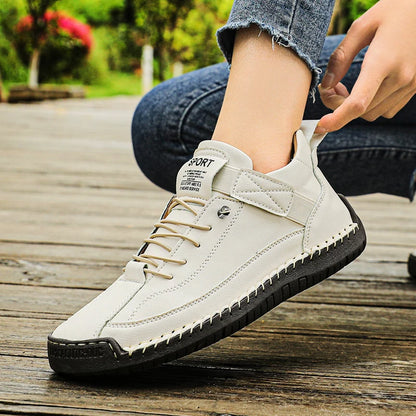 Irene zapatillas cómodas blancas