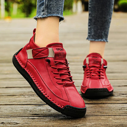 Irene zapatillas cómodas puestas