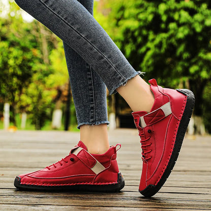Irene zapatillas cómodas puestas