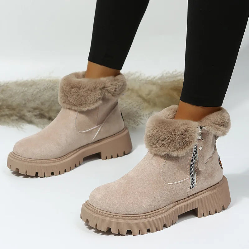 Alba botines cálidos con pelo