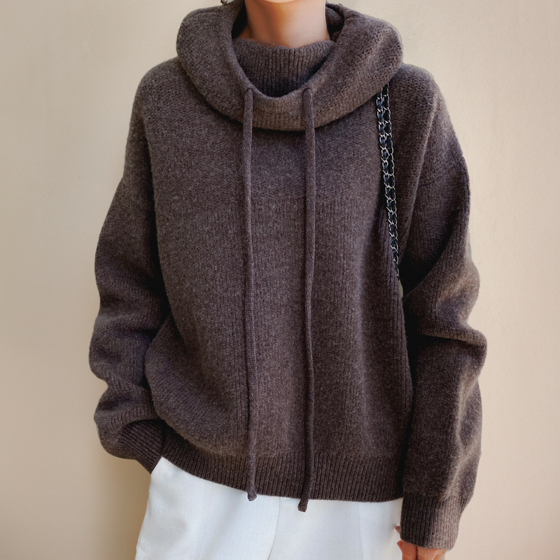 Jersey de Punto con Capucha