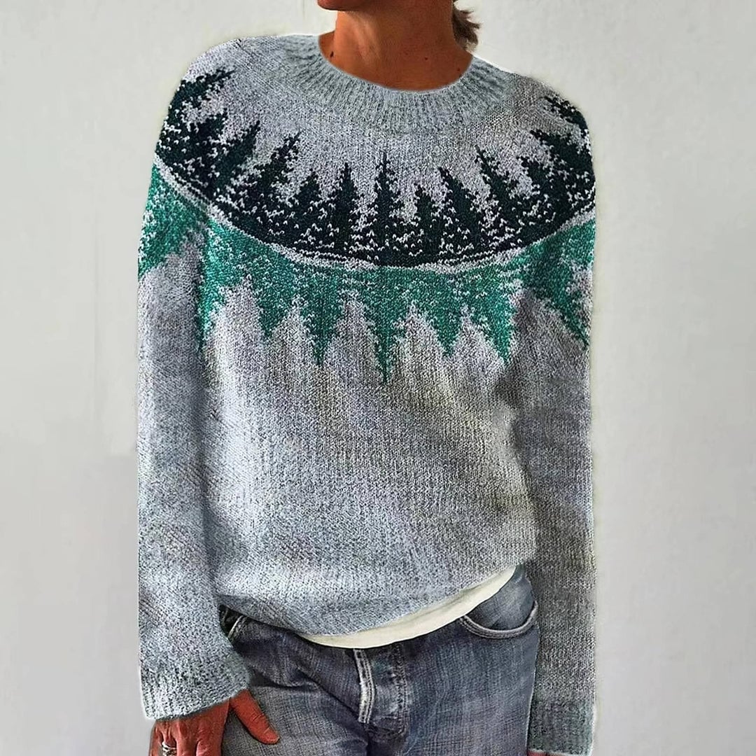 Rosana | Jersey de Punto Retro de Corte Holgado