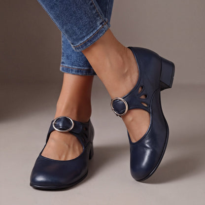 Nerea | Zapatos destalonados con tacón