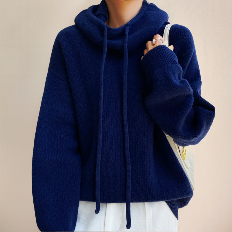 Jersey de Punto con Capucha