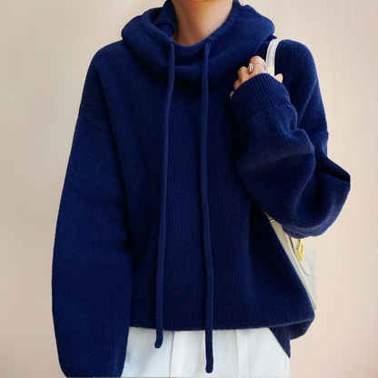 Jersey de Punto con Capucha