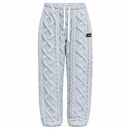 Sagrario | Pantalón Cálido Forrado de Franela con Textura en Relieve