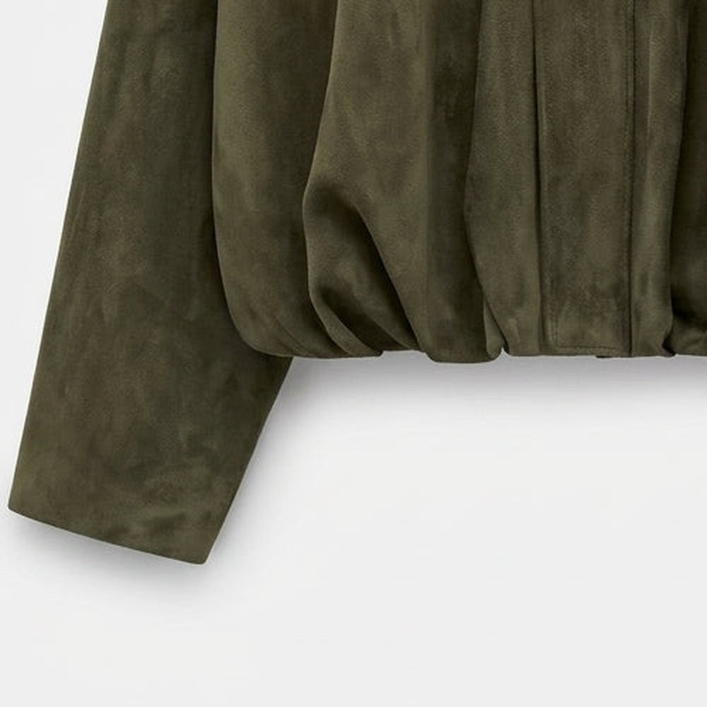 Chaqueta Efecto Ante