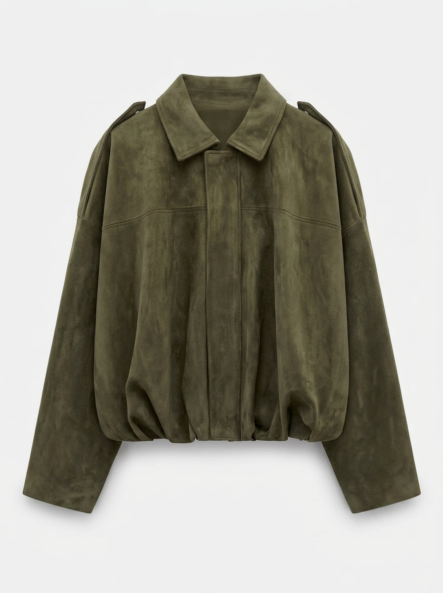 Chaqueta Efecto Ante